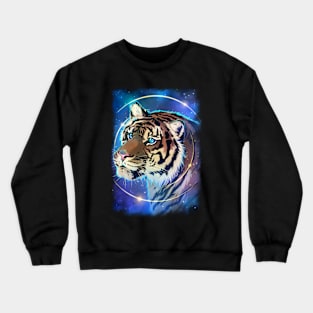 Galaxy Tiger Crewneck Sweatshirt